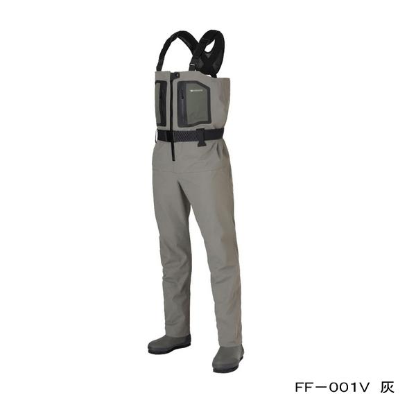 （22年11月新商品） シマノ ドライシールド＋4 ストレッチウェーダー カットピンフェルト FF-001V グレーベージュ L（XL）サイズ　100 爆買