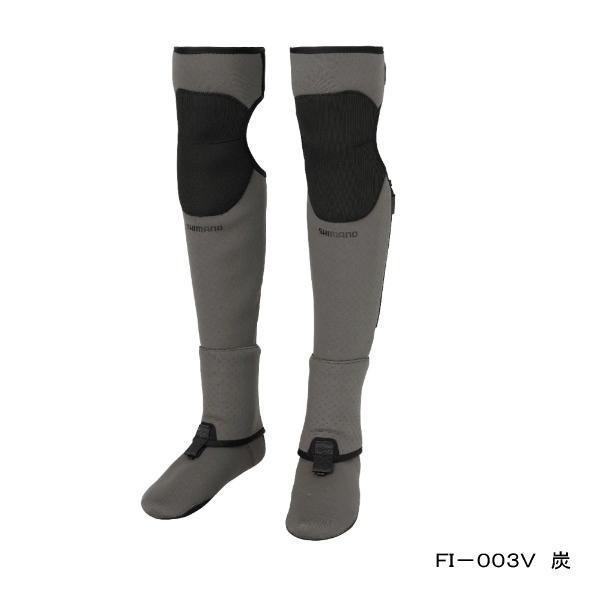 ≪'22年8月新商品！≫ シマノ スタンダードゲーター FI-003V チャコール 2XLサイズ