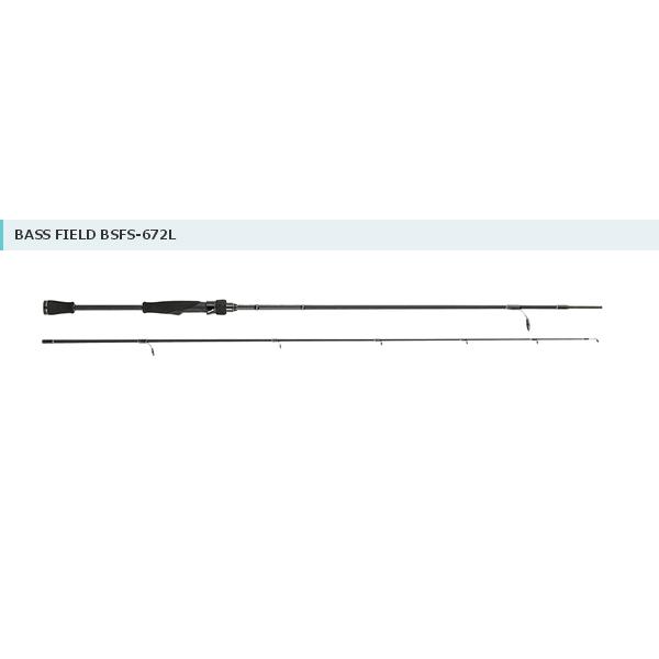 （17年3月新商品） アブガルシア バスフィールド BASS FIELD BSFS-672L （仕舞寸法 103.5cm）