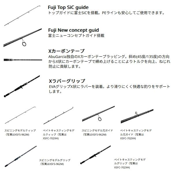 （24年5月新商品） アブガルシア クロスフィールド XSFS-932ML （仕舞寸法 144.5cm） （返品不可） （保証書付） （大型1／代引と離島不可）の画像