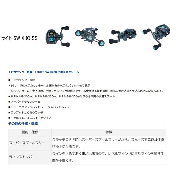 DAIWA（ダイワ） （20年7月新商品） ライト SW X IC SS （小型商品