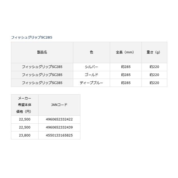 ダイワ フィッシュグリップ SC285 シルバー_3