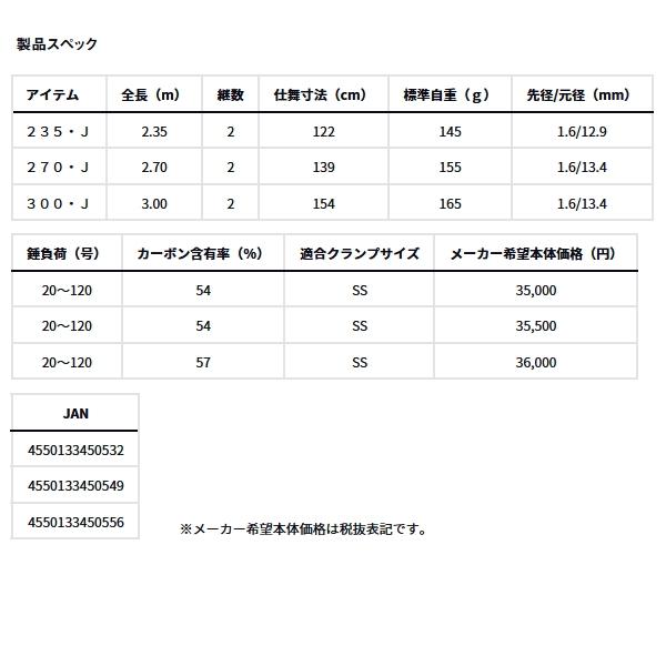 （25年2月新商品） ダイワ アナリスター 真鯛 235・J （仕舞寸法 122cm） （保証書付） 爆買_3