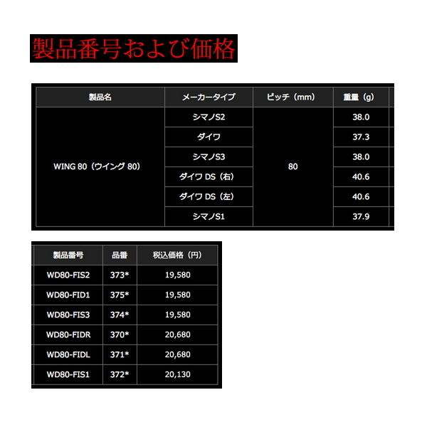 銀座ブランド割引 リブレ ウイング 80 WD80-FID1 ダイワ用 ガンメタ/ゴールド 3751 【返品不可】 【小型商品】