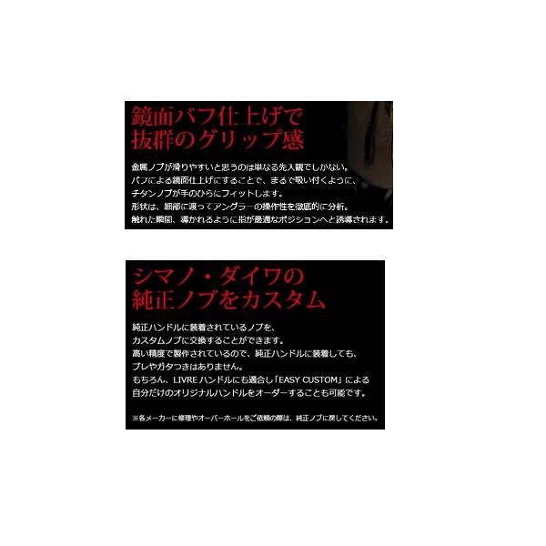 リブレ フィーノ HBTI-1 ノブ単体 1個 ブラウン(IP)／チタン 5106