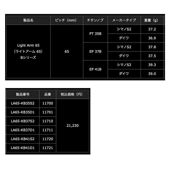 ≪'25年2月新商品!≫ リブレ ライトアーム 65 Bシリーズ LA65 ≪'25年2月新商品!≫ リブレ ライトアーム 65 Bシリーズ LA65