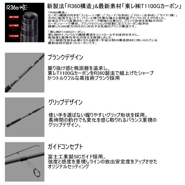 （22年10月新商品） メジャークラフト タイドリフト 5G TD5-962M （仕舞寸法 149.3cm） （保証書付） （大型1／代引と離島不可）の画像