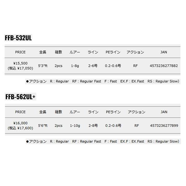 （24年9月新商品） メジャークラフト ファインテール ビギンズ FFB-532UL （仕舞寸法 82.5cm） （保証書付） 爆買_4