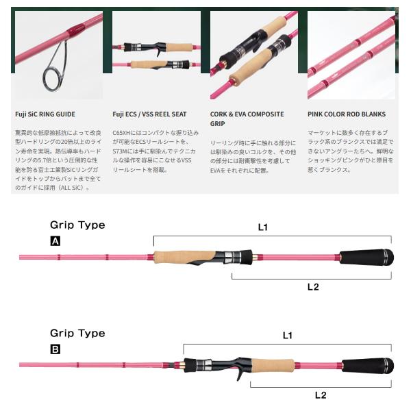 （23年10月新商品） テイルウォーク（tail walk） ボートゲーマー SSD N-リミテッド C65XH （仕舞寸法 161cm） （保証書付） （大型1／代引と離島不可） 爆買_1