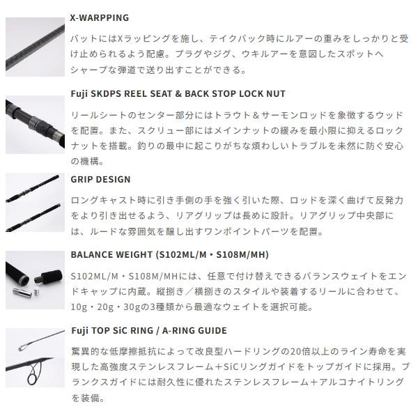 （26年4月新商品） テイルウォーク（tail walk） ケイソン シーブローズ S124H （仕舞寸法 156cm） （4月発売） （保証書付）  （大型1・代引と離島不可）の画像