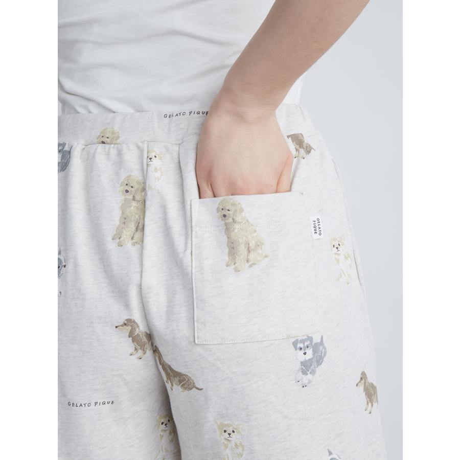 gelato pique（ジェラートピケ） DOGモチーフショートパンツ