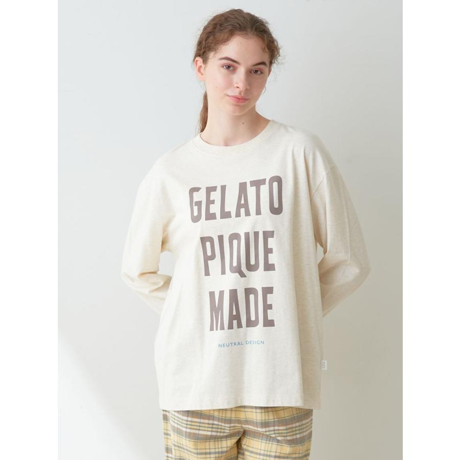 ジェラートピケ gelato pique【UNISEX】ワンポイントロゴ ロングTシャツ PUCT235295｜choumart｜02