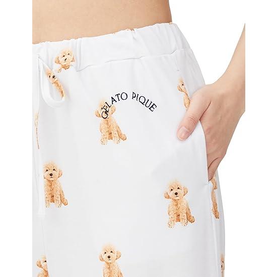 gelato pique（ジェラートピケ） gelato pique DOG柄 ロングパンツ