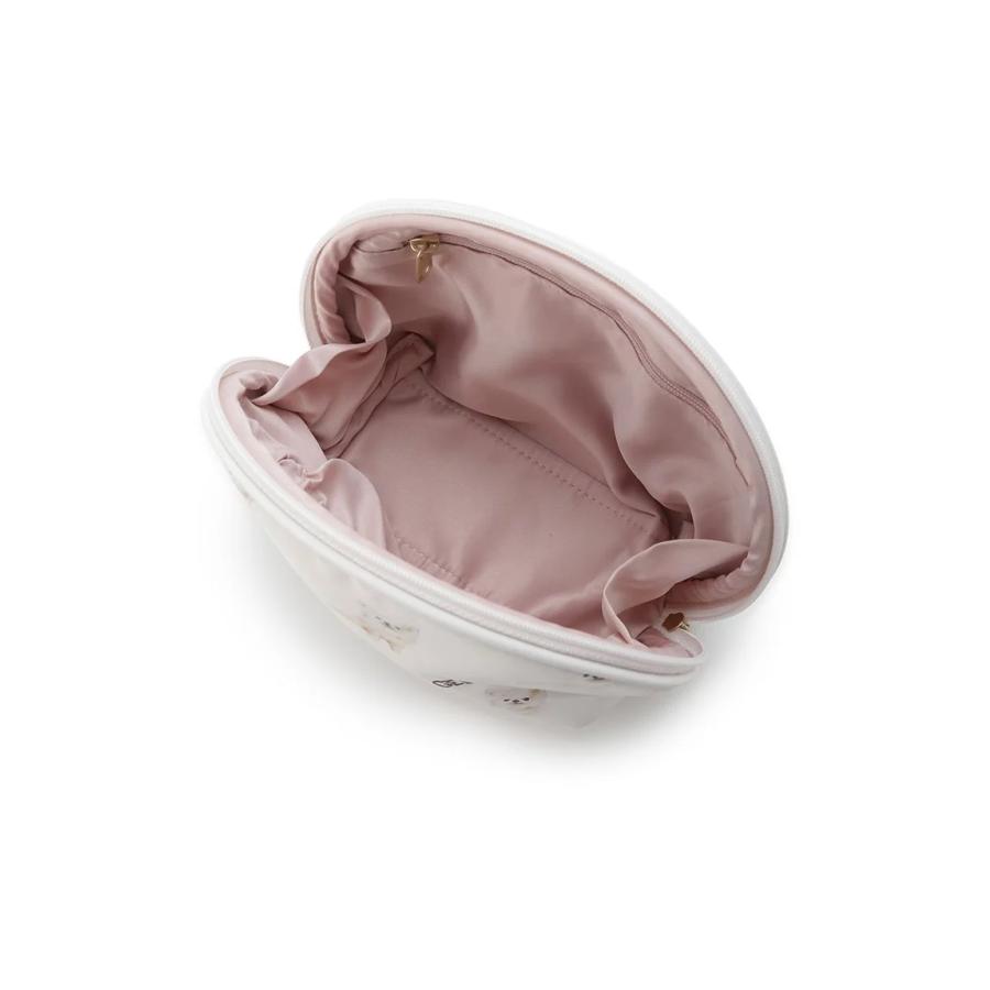 gelato pique ジェラートピケ DOG柄マチ付きポーチ トイプードル gelato pique ジェラートピケ DOG柄マチ付きポーチ トイプードル