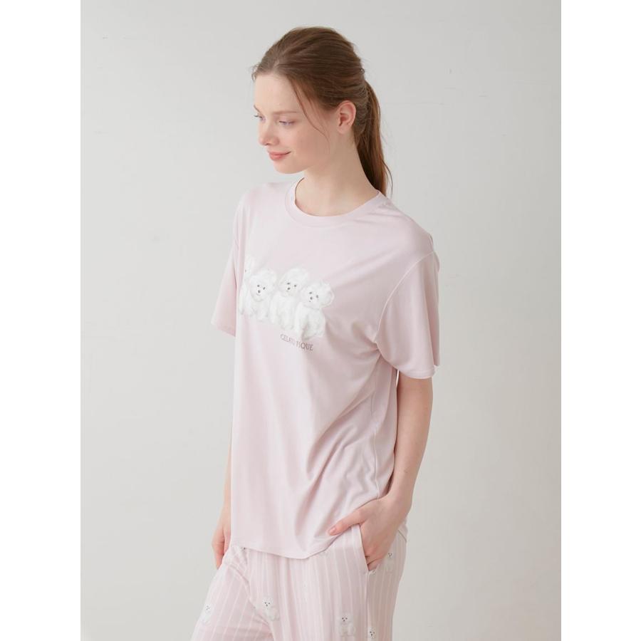 【新品未使用】gelato pique×ミッフィー　ロングパンツ　ピンク gelato pique ジェラートピケ ビションフリーゼ柄 Tシャツ