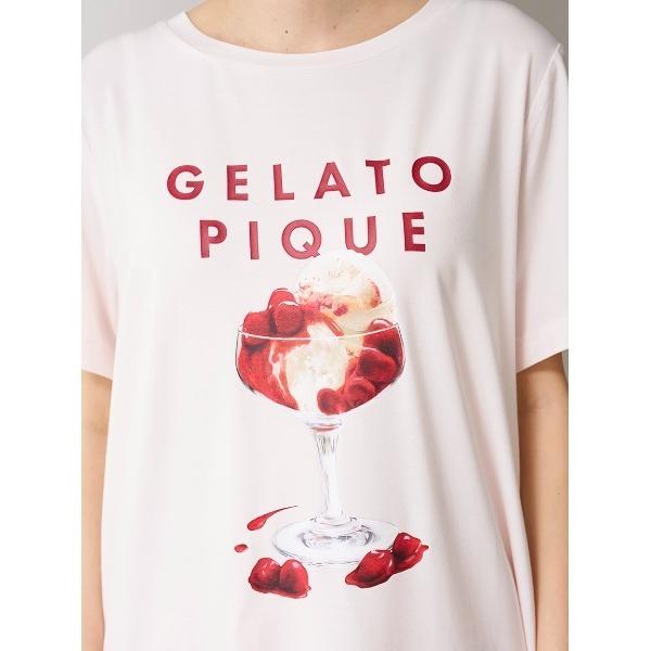 gelato pique ジェラートピケ COOLレーヨンデザートロゴTシャツ