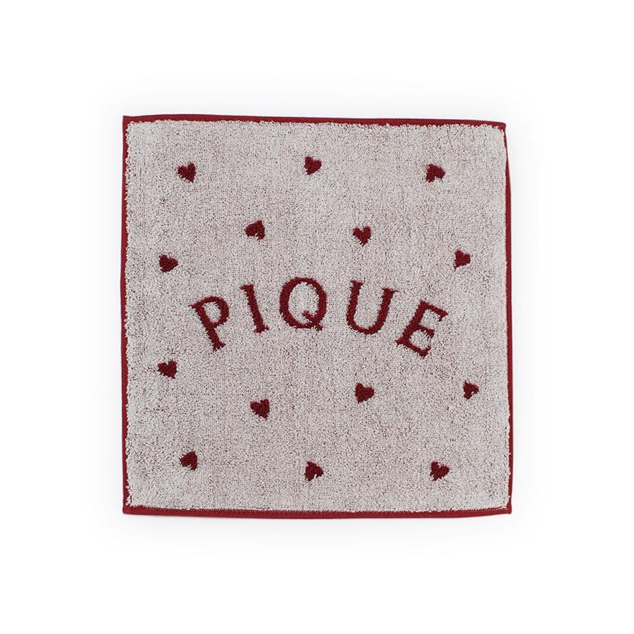キャラクタータオル ハートデザイン gelato pique（ジェラートピケ） ハートロゴジャガードハンドタオル