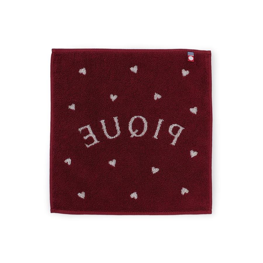 gelato pique（ジェラートピケ） ハートロゴジャガードハンドタオル