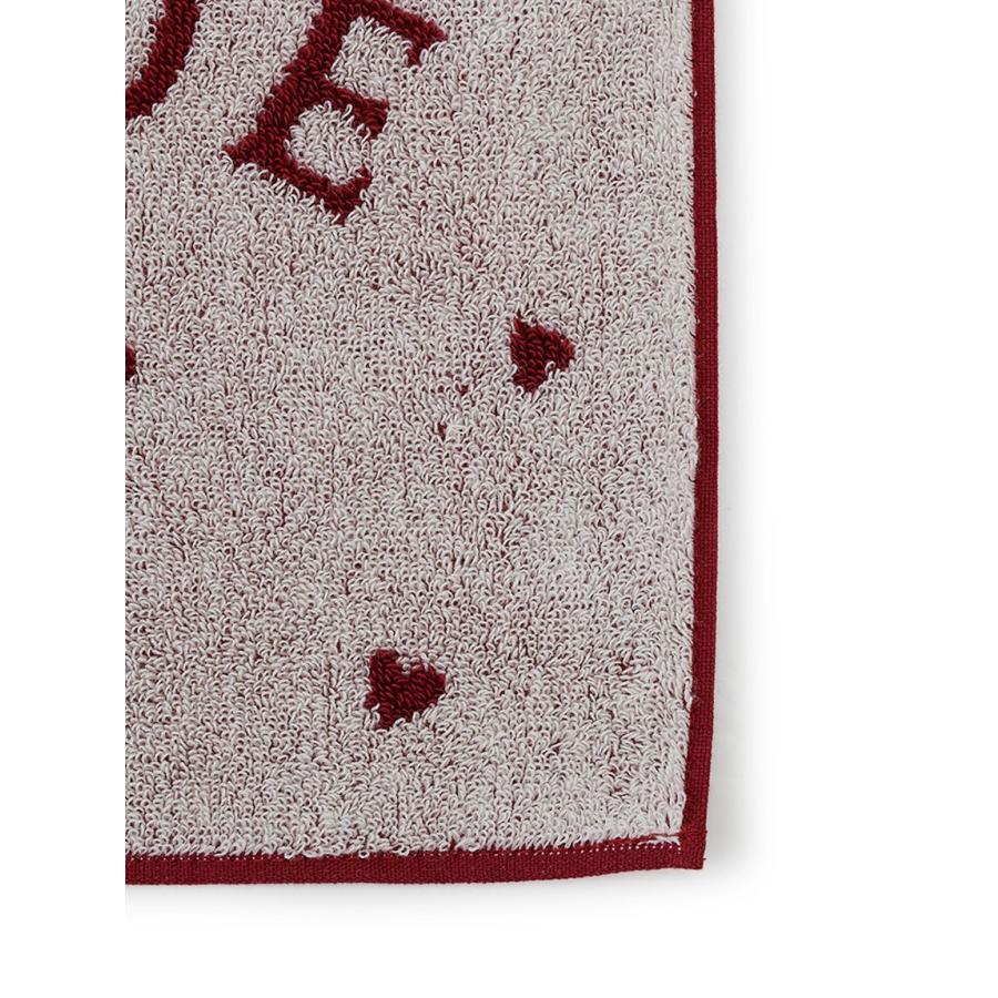 gelato pique（ジェラートピケ） ハートロゴジャガードハンドタオル