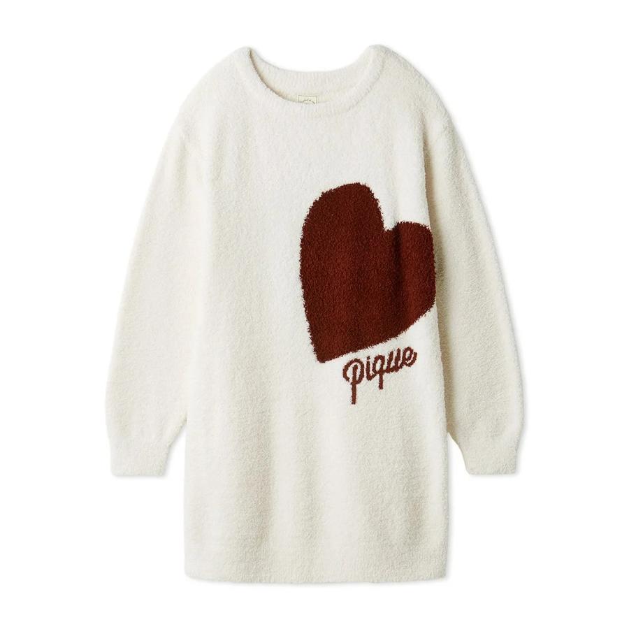 gelato pique（ジェラートピケ） ハートジャガードワンピース IVR 限定