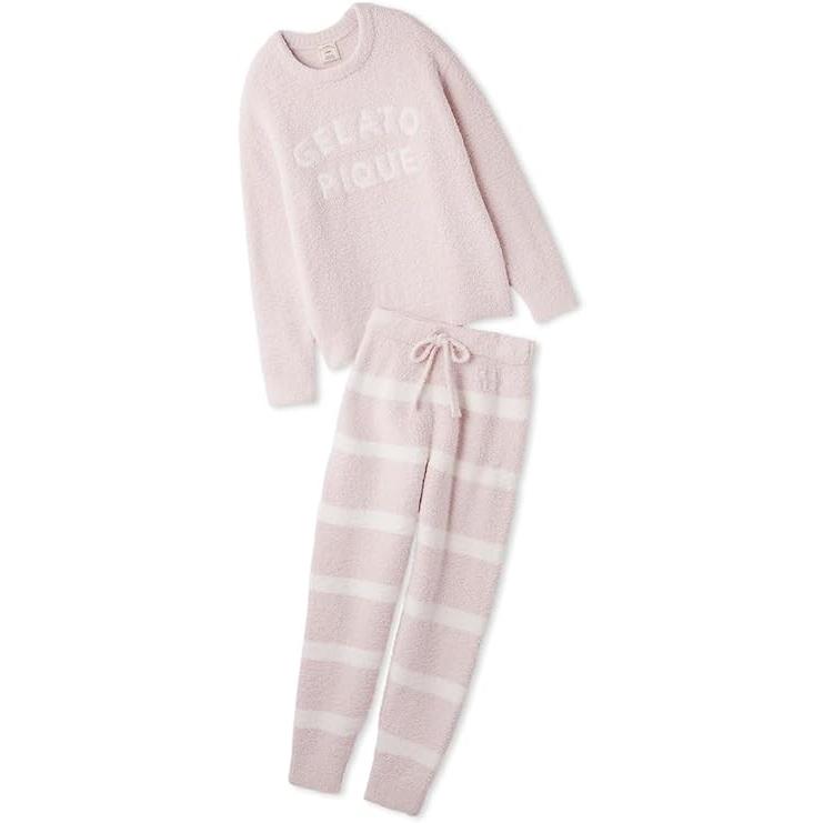 gelato pique（ジェラートピケ） パウダーロゴジャガードプルオーバー