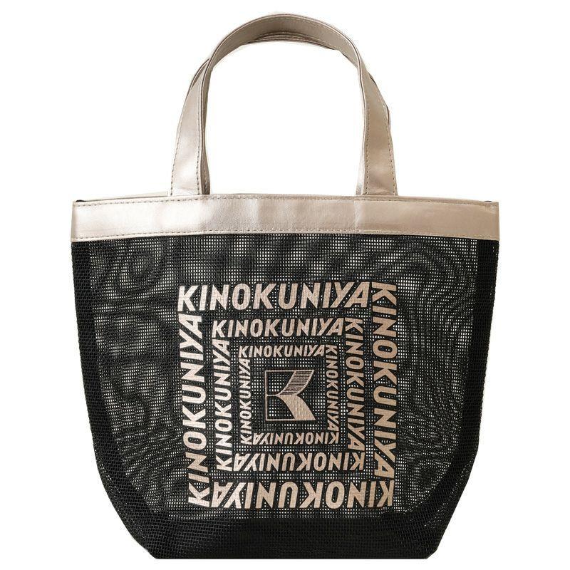 即納-96時間限定 新品 ☆ KINOKUNIYA 紀ノ国屋 ミニメッシュ トートバッグ(ブラック) 通販 紀伊國屋 KINOKUNIYA ミニミニバッグ