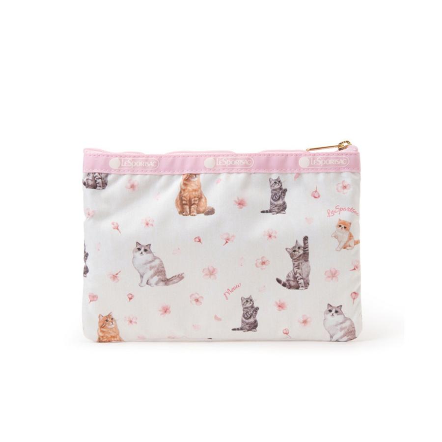 LeSportsac（レスポートサック） ポーチ 3ZIP COSMETIC サクラキャッツ