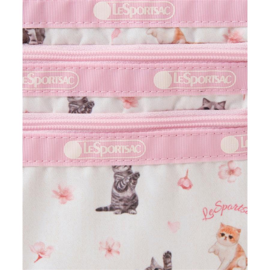 LeSportsac（レスポートサック） ポーチ 3ZIP COSMETIC サクラキャッツ
