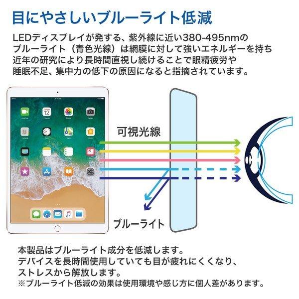 iPad 液晶保護フィルム ガラスフィルム 第8世代 第7世代 第6世代 ブルーライトカット 2019 2020 9.7 10.5 11 12.9 Pro Air3 air3 mini6 mini5｜choupet｜04