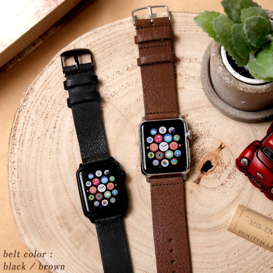 Apple Watch バンド ベルト Series 5 4 3 アップルウォッチ5 革 38mm