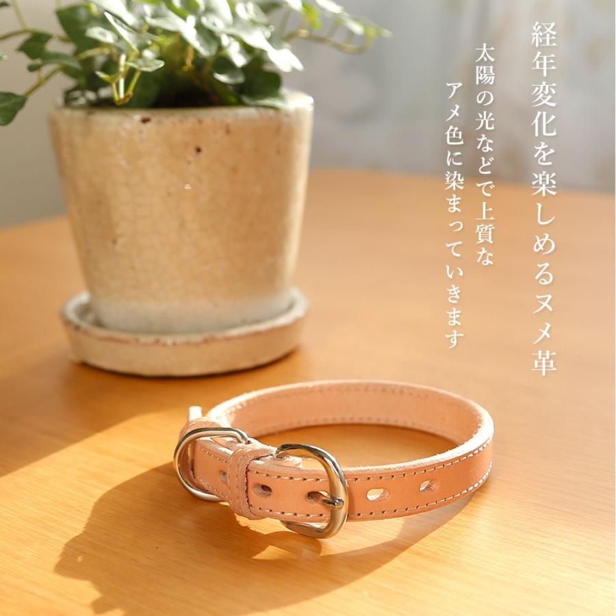 犬 首輪 犬の首輪 迷子札 名前入り ネームタグ 小型犬 中型犬 革 革製 皮 本革 レザー 栃木レザー ヌメ革 おしゃれ かわいい シンプル 15mm 18mm 名前入り Dc0 Choupet 通販 Yahoo ショッピング