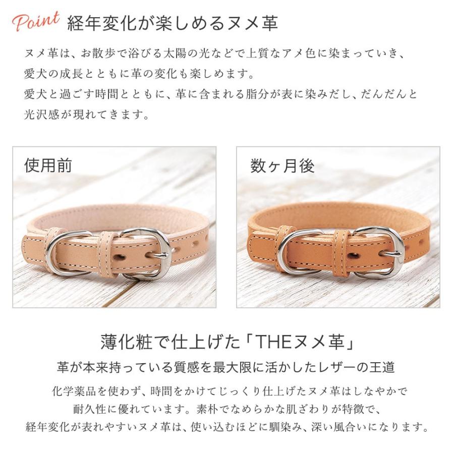 犬 首輪 犬の首輪 迷子札 名前入り ネームタグ 小型犬 中型犬 革 革製 皮 本革 レザー 栃木レザー ヌメ革 おしゃれ かわいい シンプル 15mm 18mm 名前入り Dc0 Choupet 通販 Yahoo ショッピング