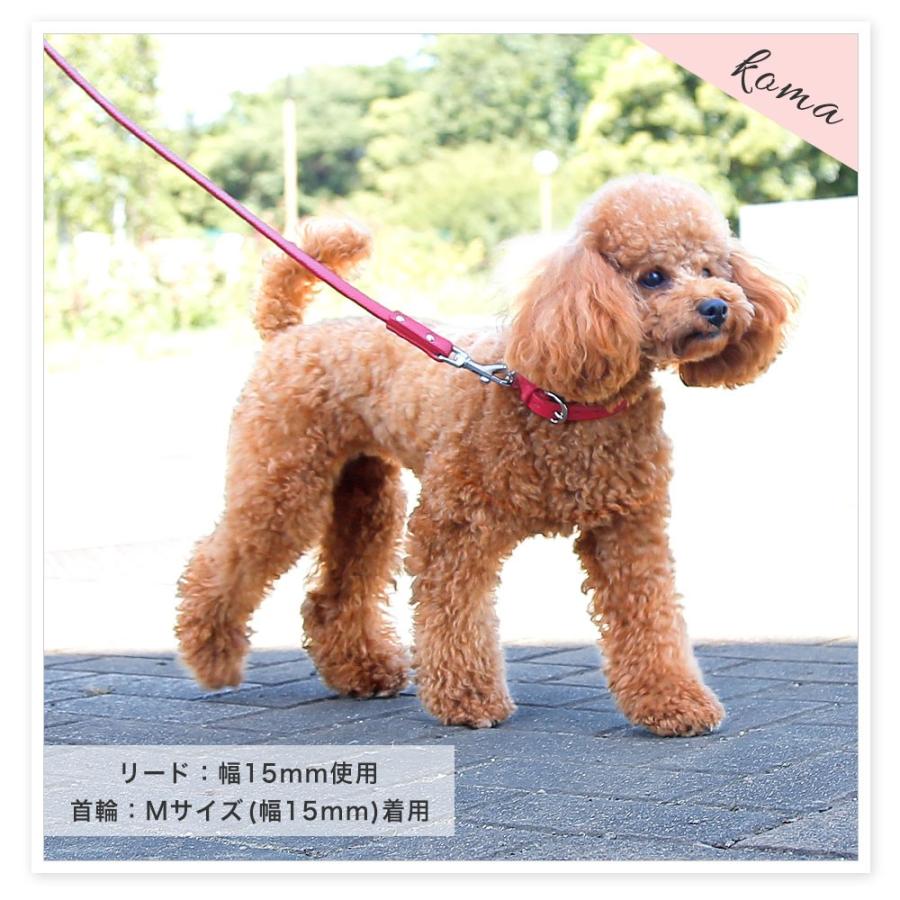 犬 リード 犬用リード 小型犬 中型犬 革 革製 皮 本革 レザー 栃木レザー おしゃれ かわいい 犬のリード 首輪 シンプル 15mm Dl002 Choupet 通販 Yahoo ショッピング