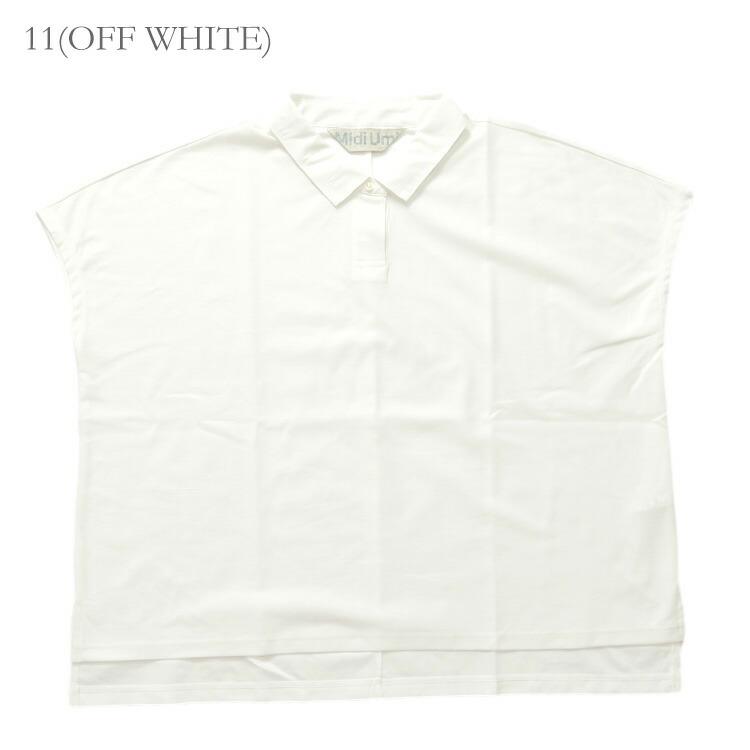 ミディウミ MidiUmi 1-71983261 polo n/s pullover ポロ フレンチスリーブ プルオーバー 半袖 再入荷 爆買の画像