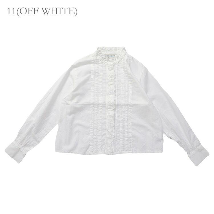 MidiUmi（ミディウミ） MidiUmi pin tuck lace shirt 1-730078