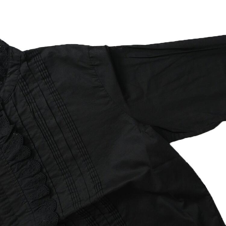 MidiUmi（ミディウミ） MidiUmi pin tuck lace shirt 1-730078