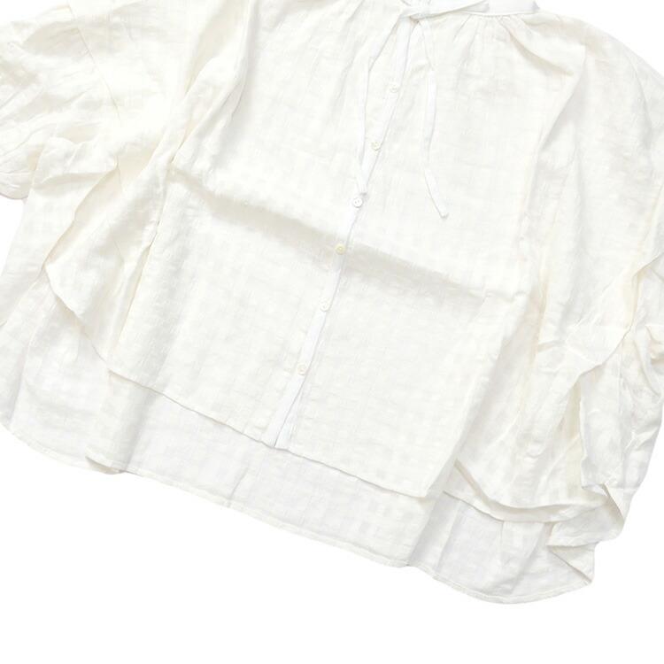 ヤラ YARRA 1623-248 シャドー チェック デザイン ブラウス (2026SS 春夏) 爆買の画像