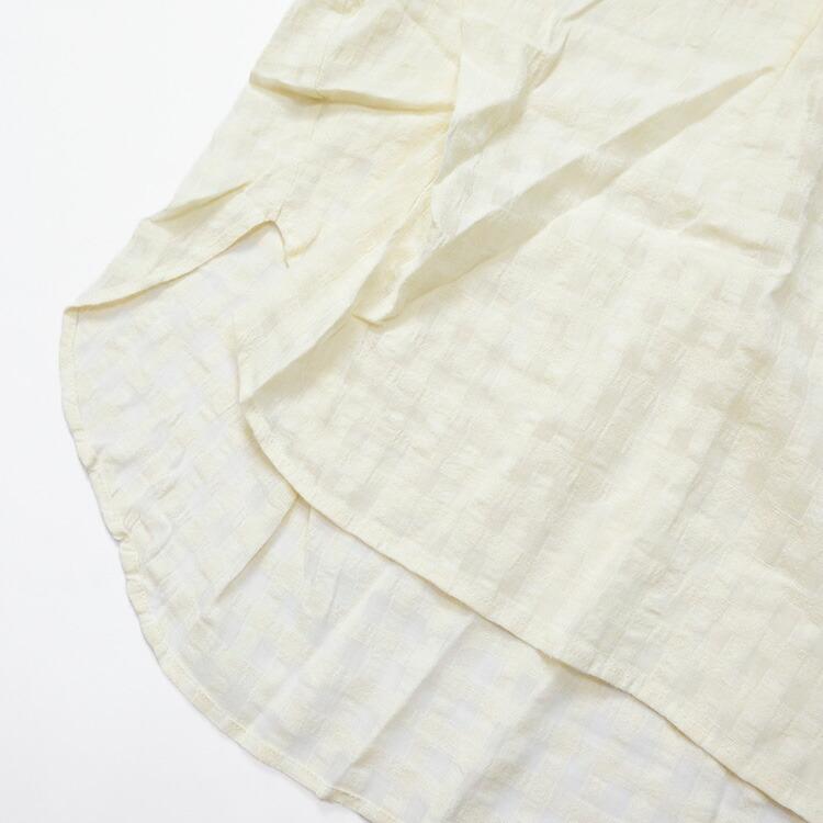 ヤラ YARRA 1623-248 シャドー チェック デザイン ブラウス (2026SS 春夏) 爆買の画像