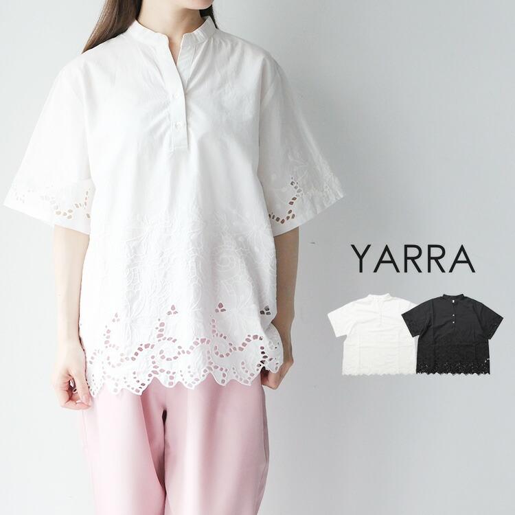 YARRA（ヤラ） YARRA INDIAスカラップ刺繍 ブラウス 1623-266 (2026SS