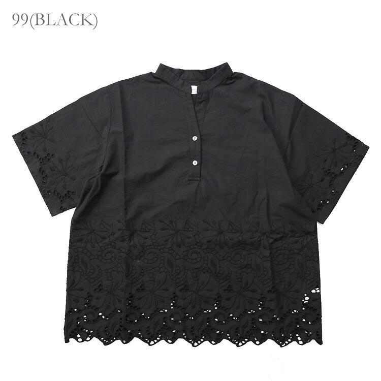 YARRA（ヤラ） YARRA INDIAスカラップ刺繍 ブラウス 1623-266 (2026SS