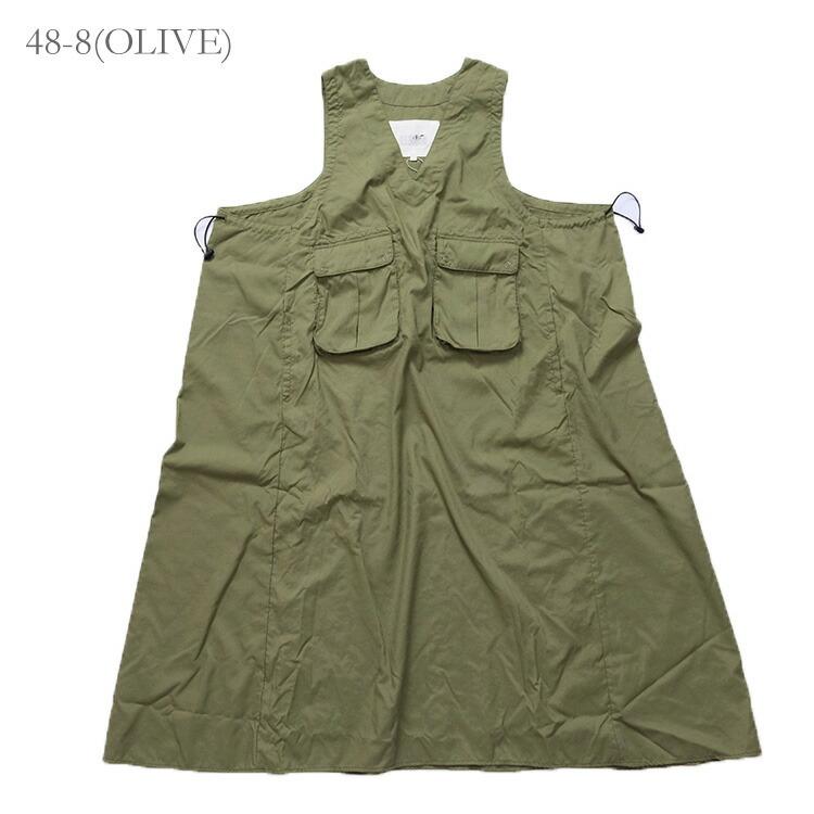 dmg スカート D.M.G ドミンゴ ミリタリーナイロンオックス BIGポケット ワンピース 17-480X ディーエムジー ジャンパースカート