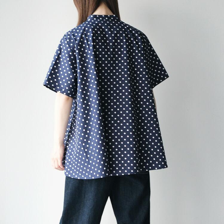 ミディウミ MidiUmi half slv dots A line shirt 2-73984962 (2026SS 春夏)の画像