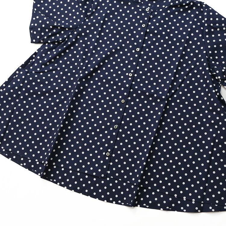 ミディウミ MidiUmi half slv dots A line shirt 2-73984962 (2026SS 春夏)の画像