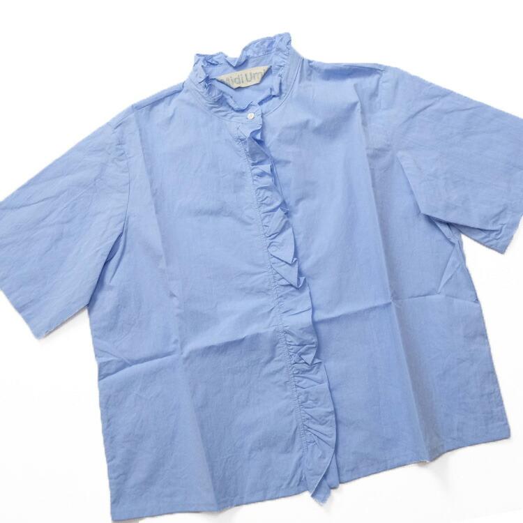 MidiUmi ミディウミ ハーフスリーブフリルショートシャツ 2