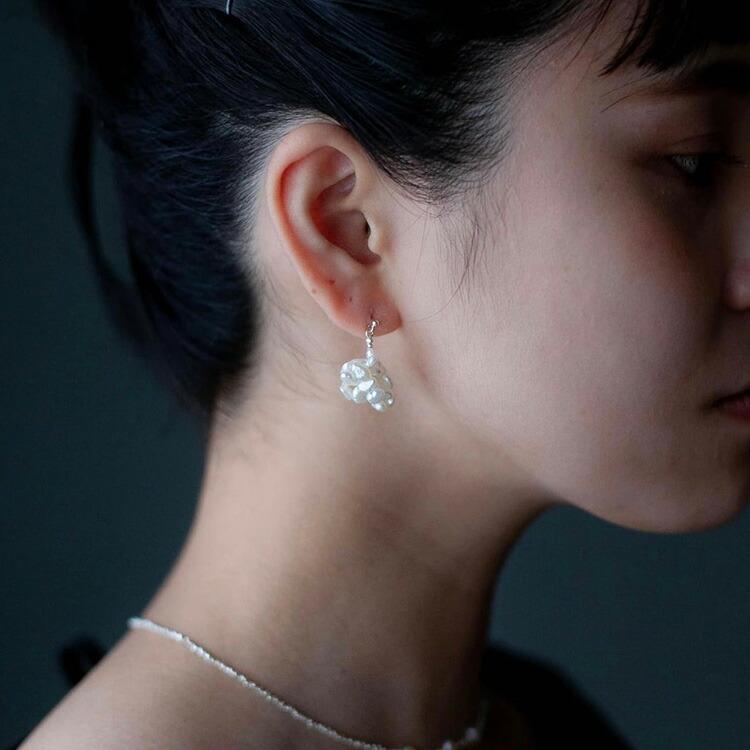 チカ ciika 21-AW-PE05 grain ピアス 淡水パール 爆買 : Chouquette