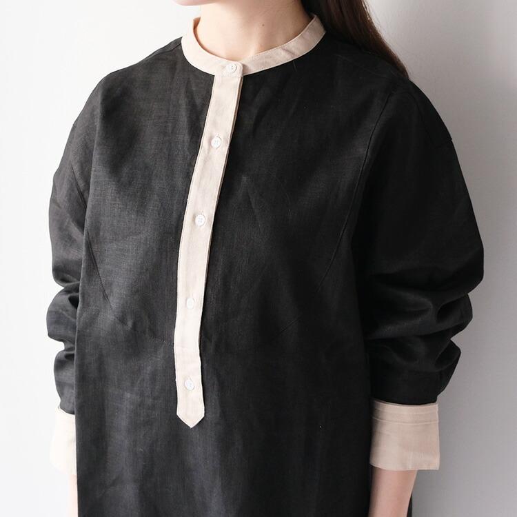 doux bleu フレアスリーブ黒シャツ 未使用 doux bleu / ブラウス/シャツ