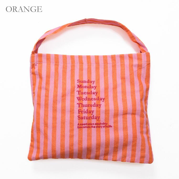 在庫限りで終了】 ビージ beej stripe fabric OS bag ストライプ