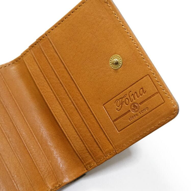 Folna フォルナ ヌメオイルシュリンク 二つ折り財布 2993801 爆買