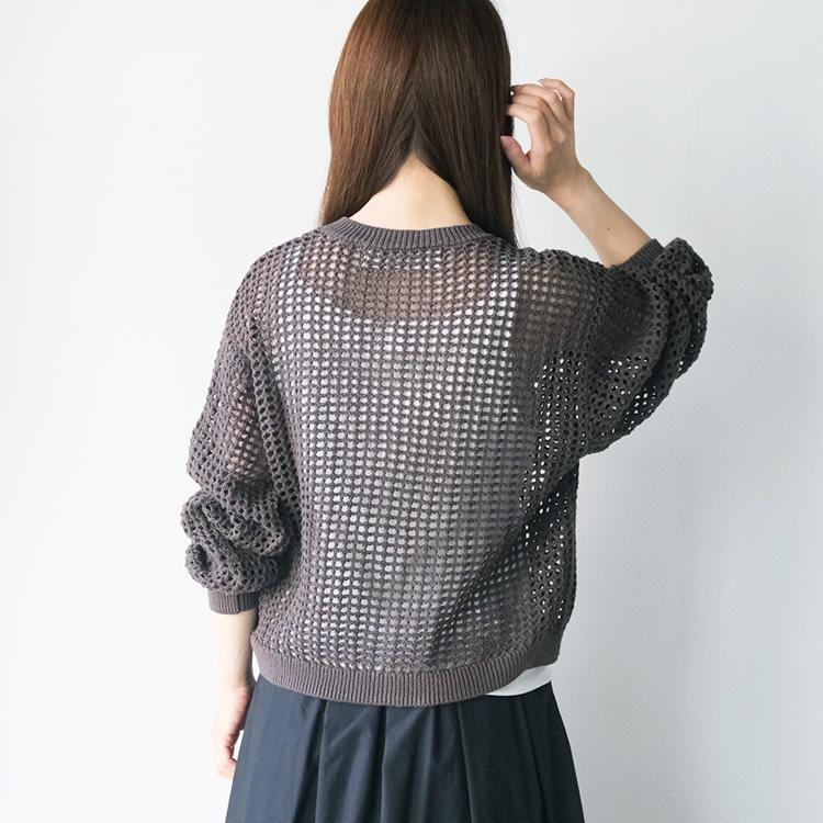 MidiUmi（ミディウミ） (30%OFF SALE) MidiUmi 3-729932 mesh knit zip