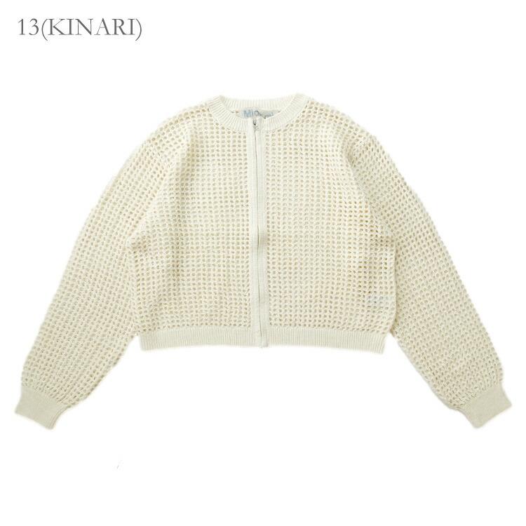 MidiUmi（ミディウミ） (30%OFF SALE) MidiUmi 3-729932 mesh knit zip